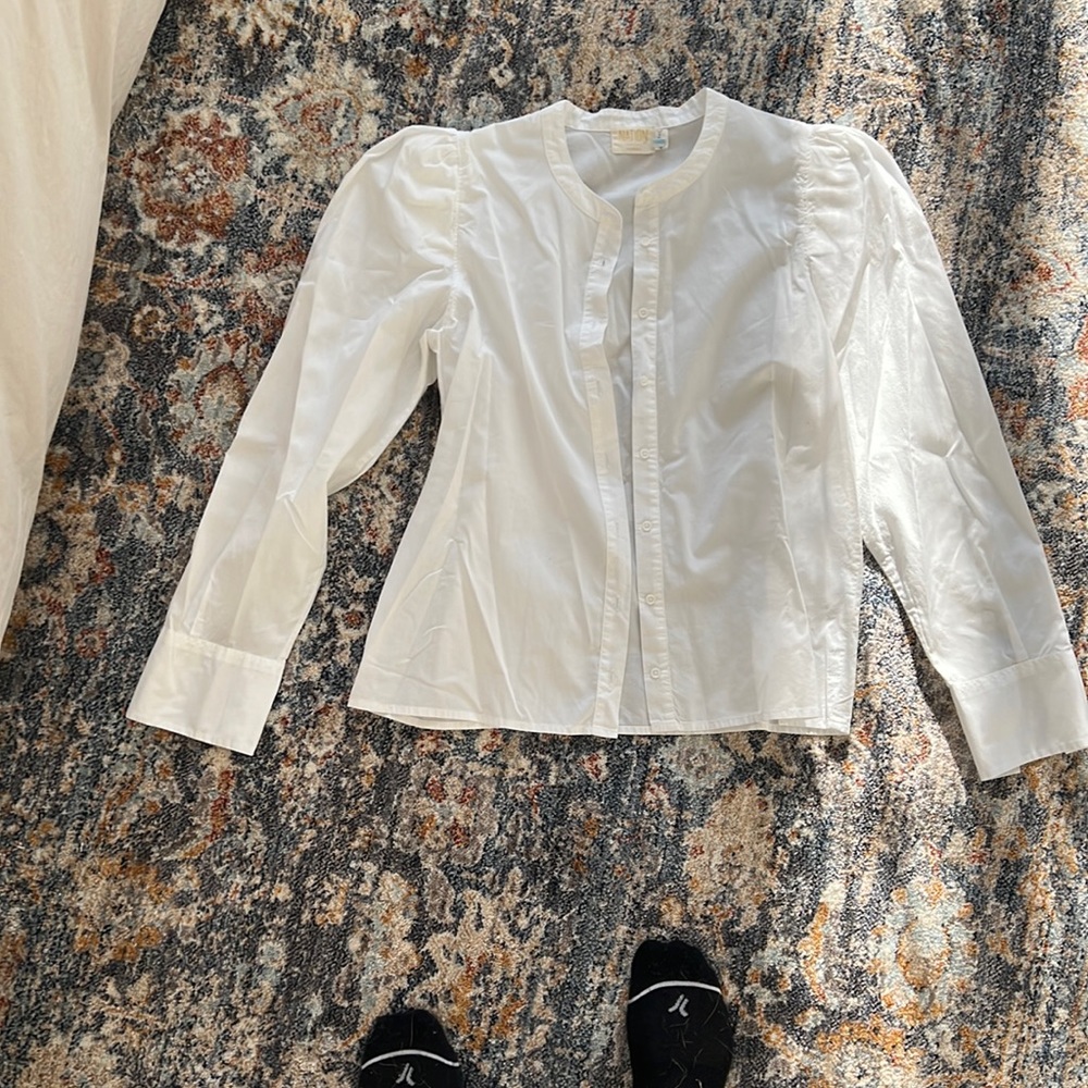 Nation shoulder pad top